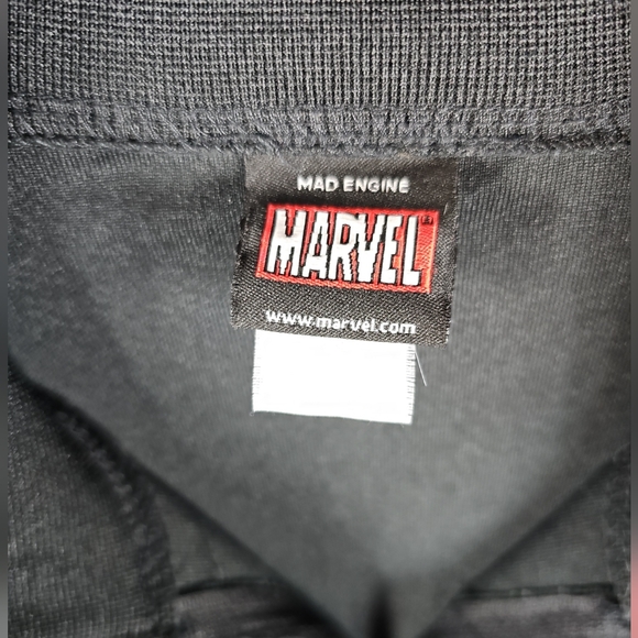 Marvel Mad Engine X-Men Black Jacket Full Zip Red Stripe Sz. 21.5" x 28.5" - Picture 4 of 9